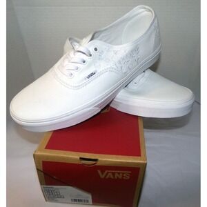 Vans Floral White Authentic Men's Shoes 10.5~WOMENS 12.0~NIB